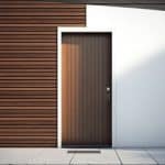 Porte d'entrée moderne